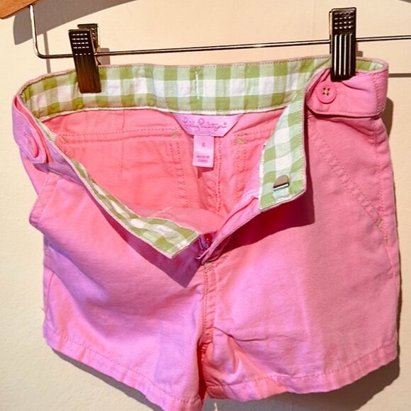 Lilly Pulitzer Pink Chino Shorts, size 6 - Picture 3 of 5